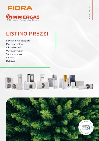 immergas - listino aprile 2024